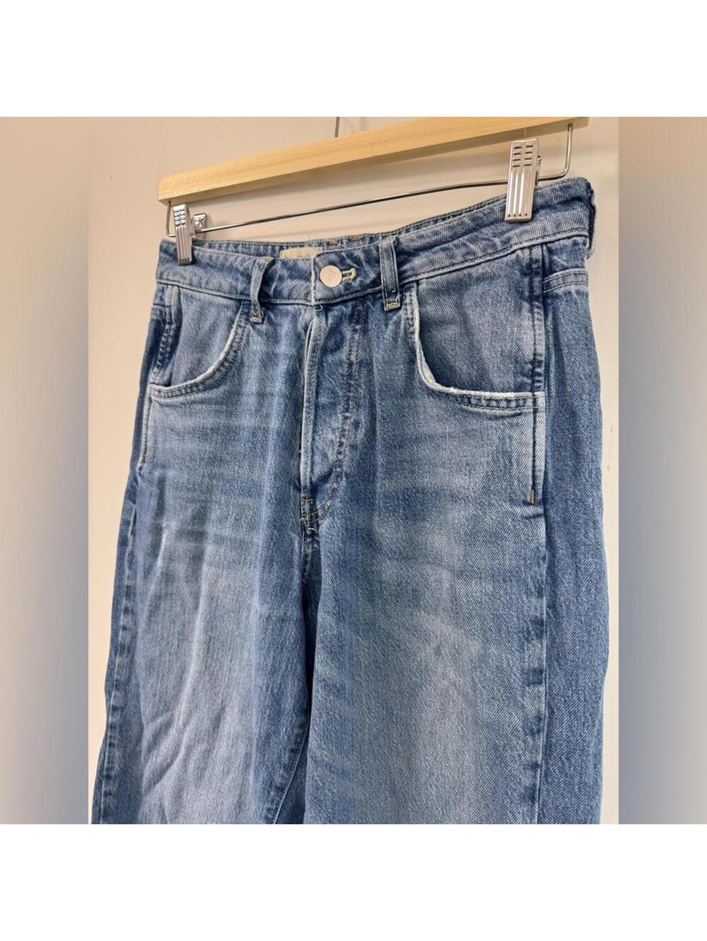 Anthropologie Pilcro Reworked High-Rise Taper Jeans - Picture 6 of 9